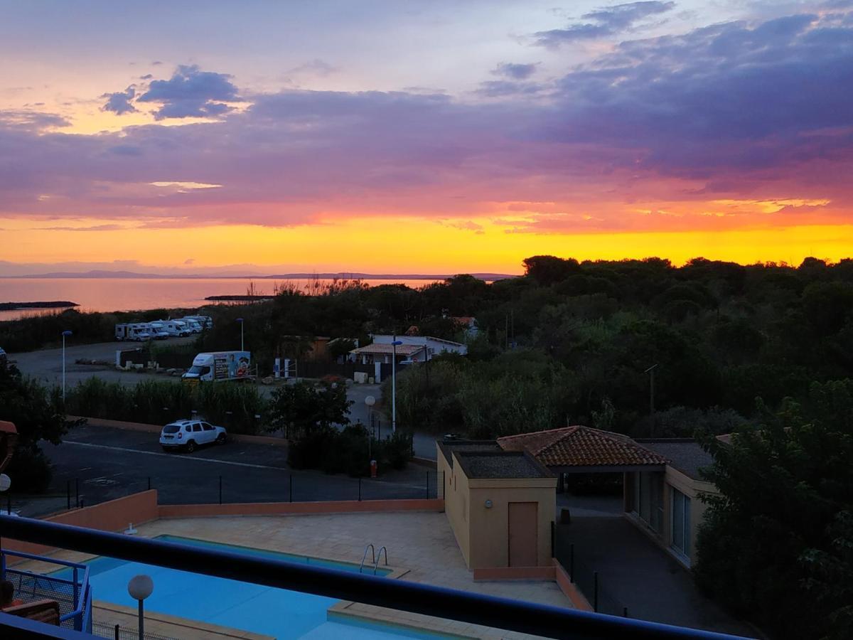 Appartement, Vue Sur Mer, Acces Direct Plage, Piscine Vias Eksteriør billede